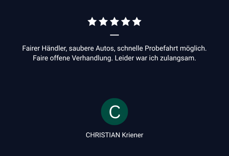 5 Sterne Bewertung Goofgle
